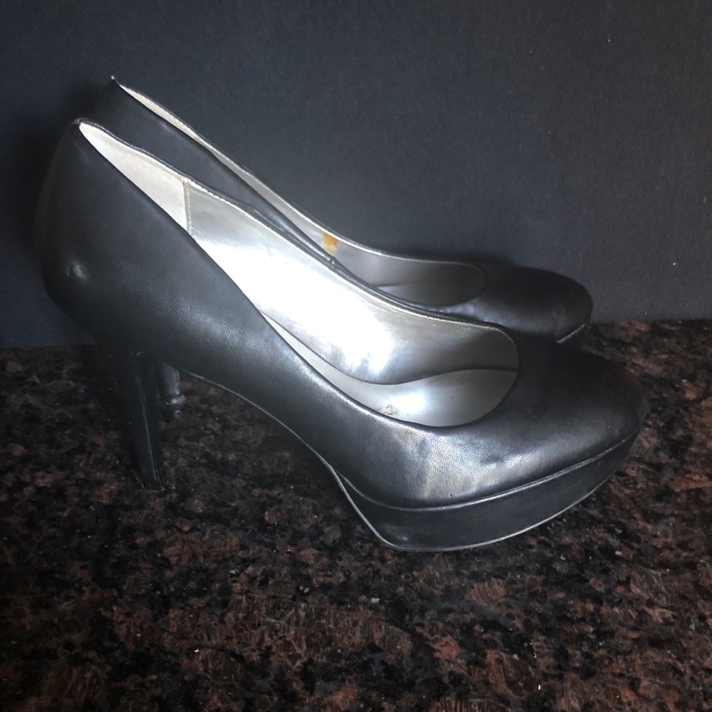 Guess Platform Black Shoes